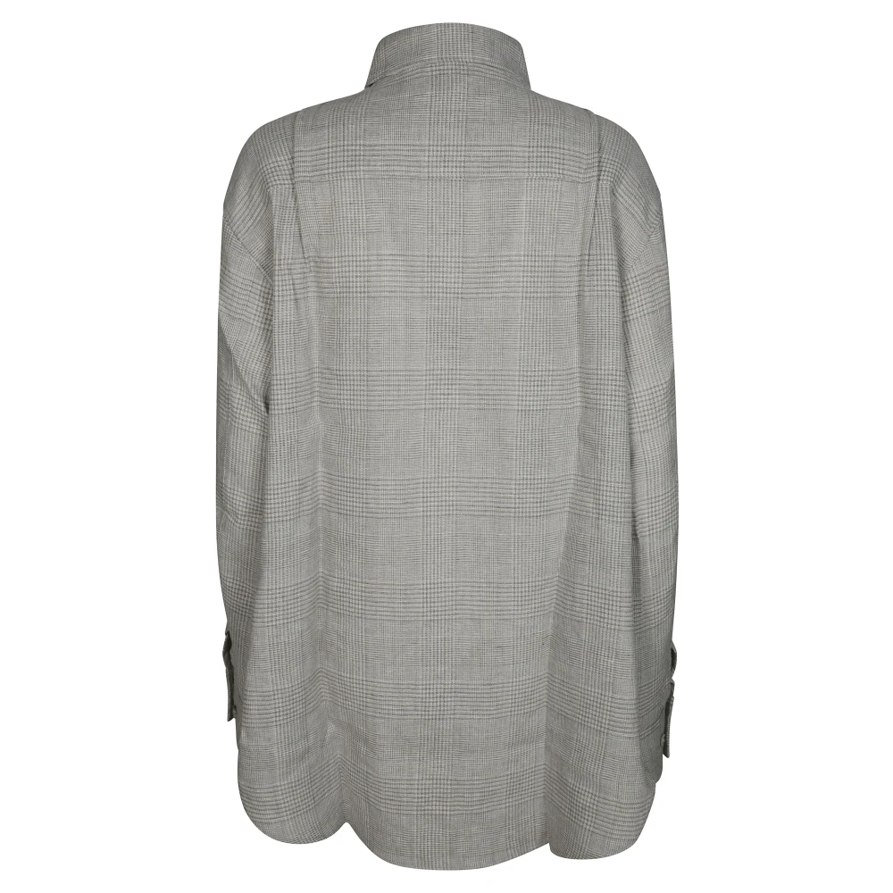Andamane Georgiana Oversized Shirt Gray Dames