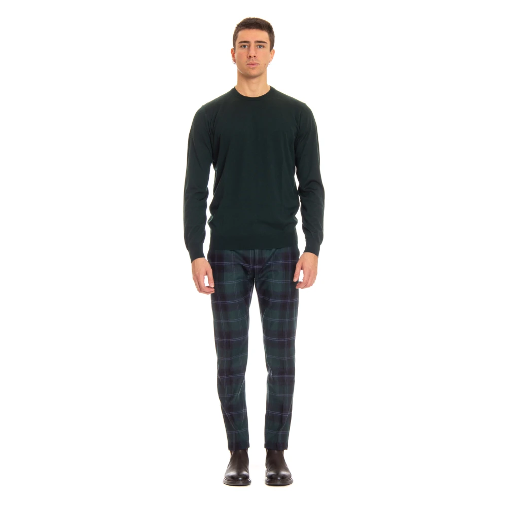 Drumohr Round-neck Knitwear Green Heren