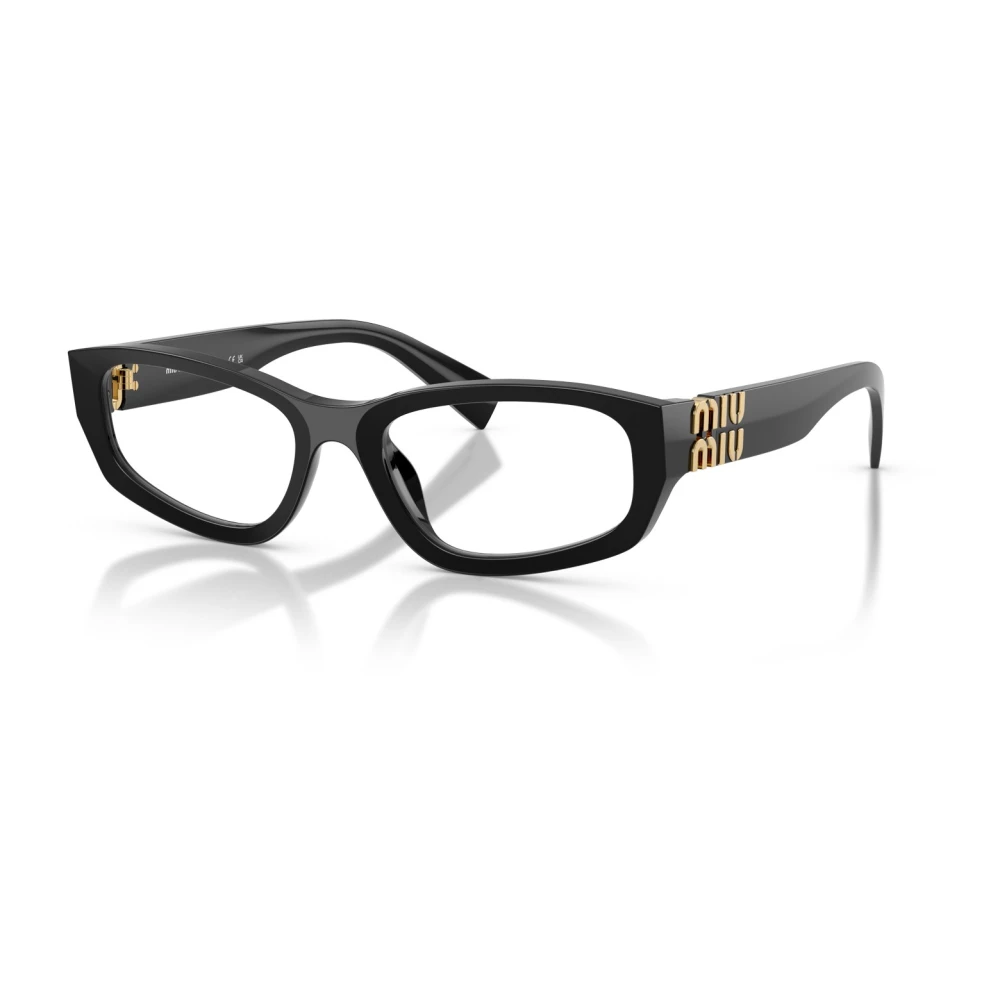 Miu Miu Women's Black Rectangular Eyeglasses