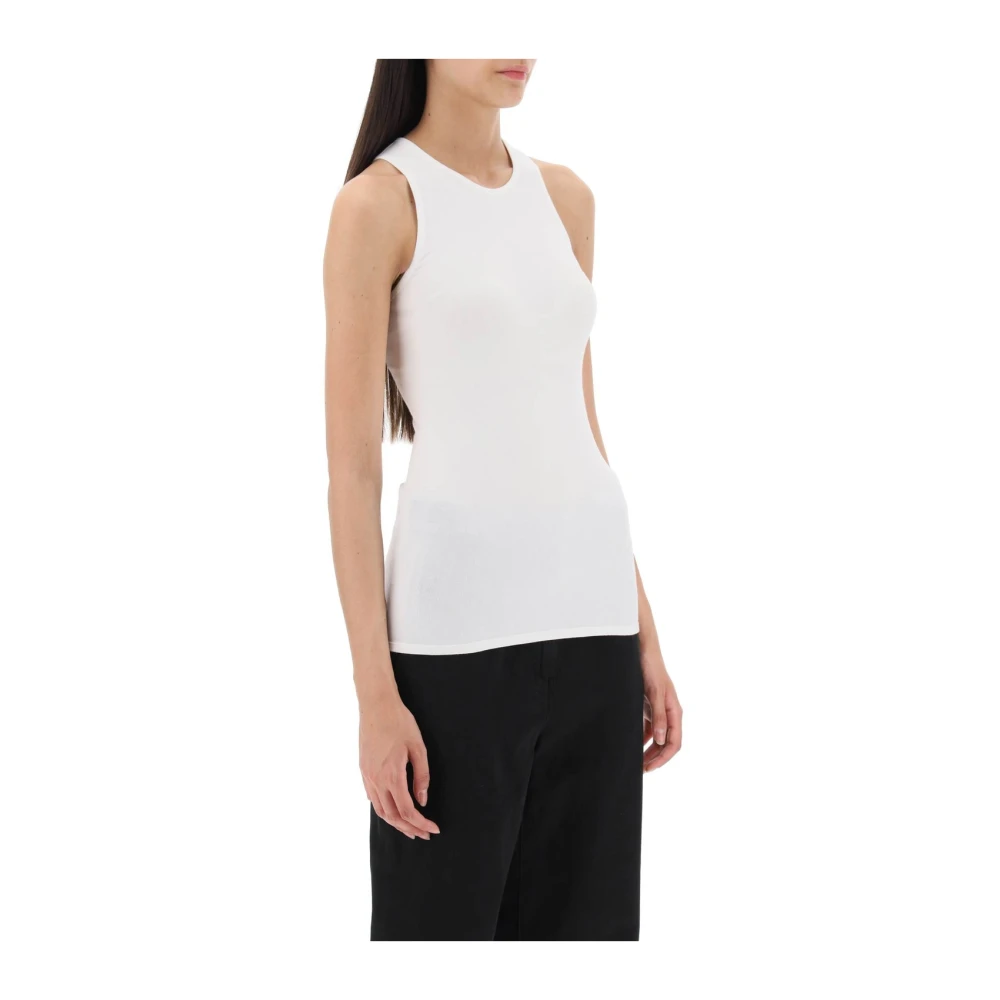 The Row Mouwloze Top White Dames