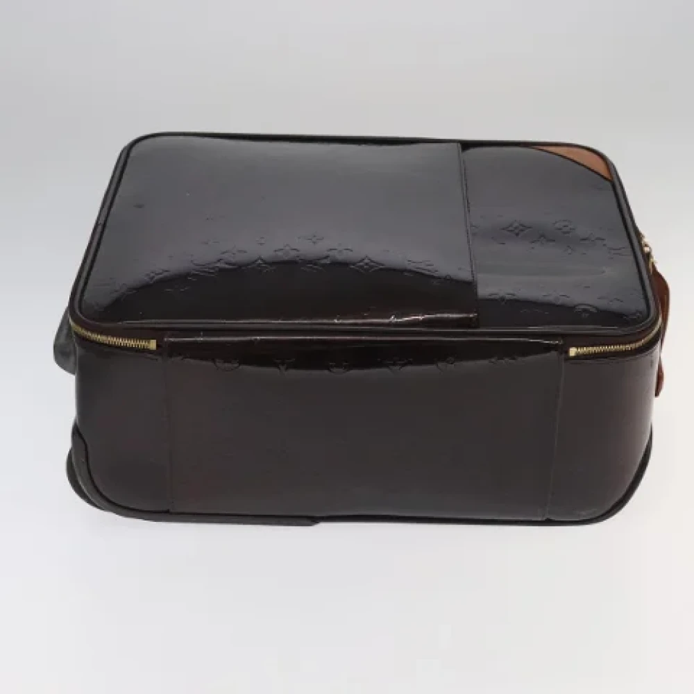 Louis Vuitton Vintage Pre-owned Leather travel-bags Purple Dames