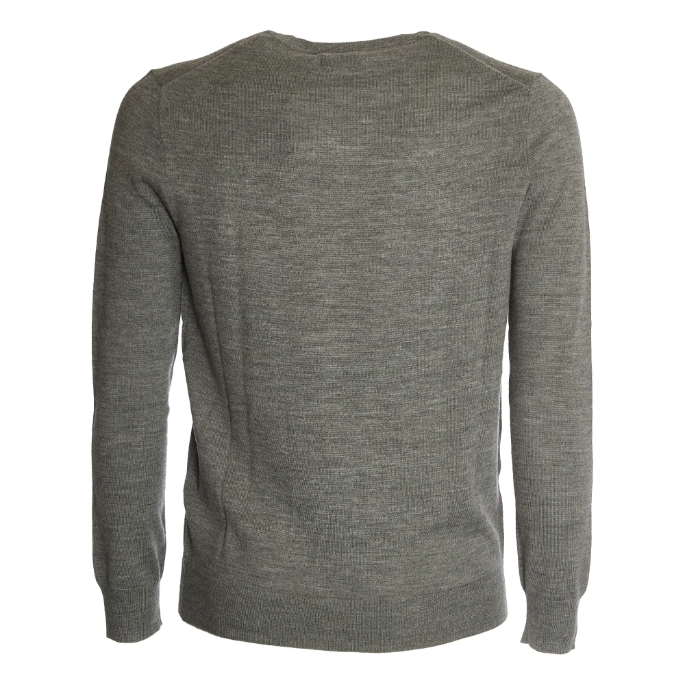 Polo Ralph Lauren Grijze Crew Neck Sweater Aw24 Gray Heren