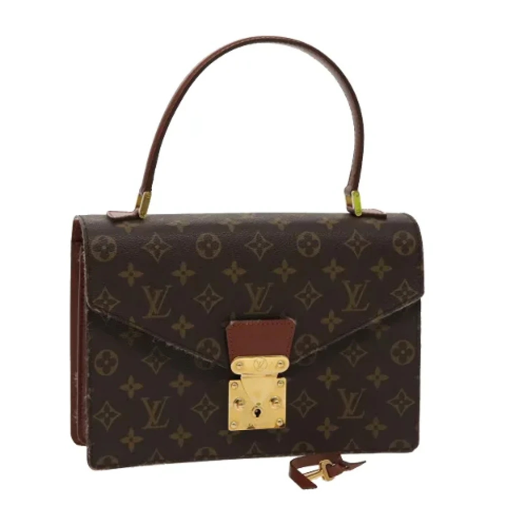 Louis Vuitton Vintage Pre-owned Canvas handbags Brown Dames