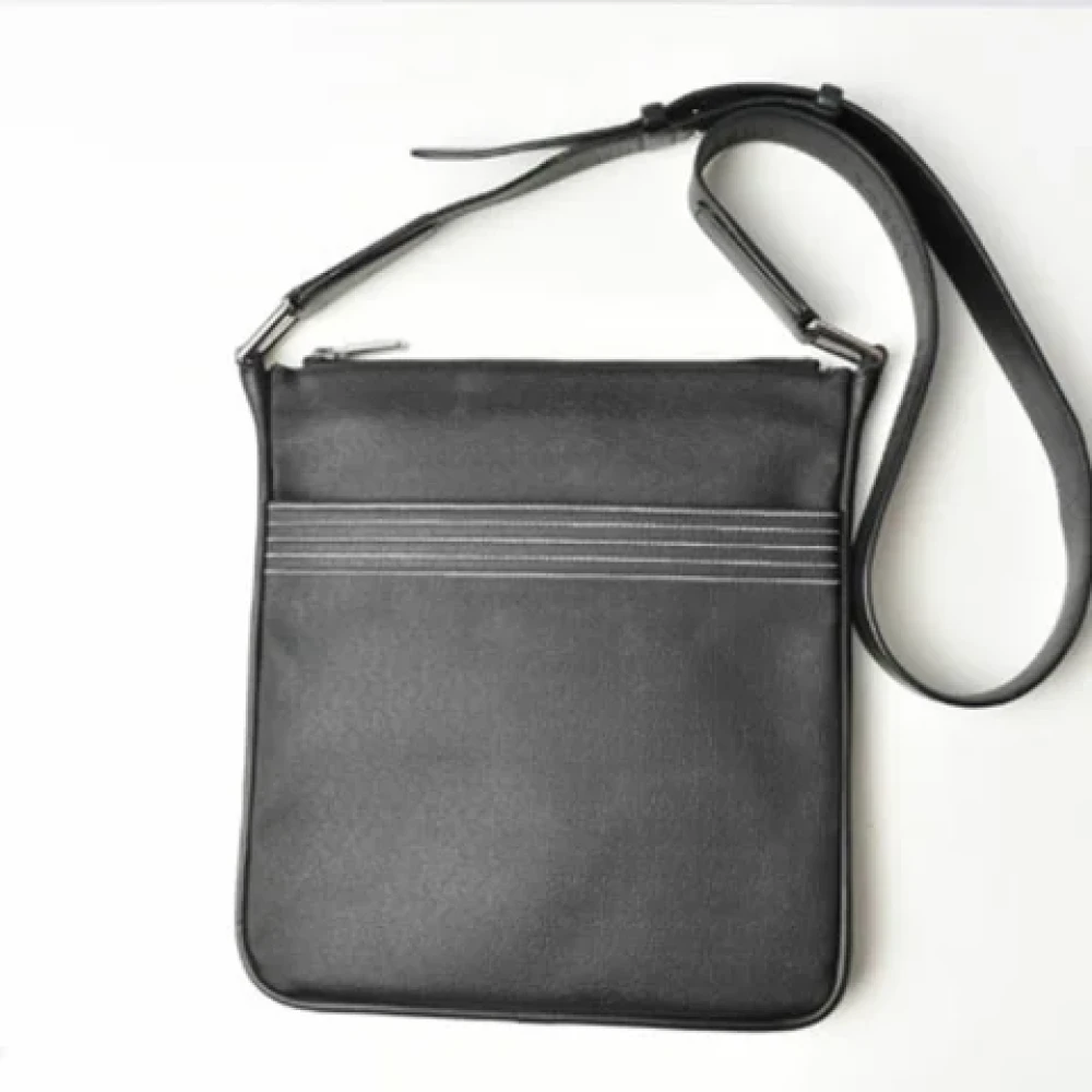 Loewe Pre-owned Canvas shoulder-bags Black Dames