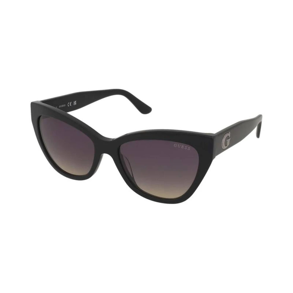 Guess Women's Smoke Woman Gu00204 01B Sunglasses Acetate Black Cat Eye Normal - Image 5