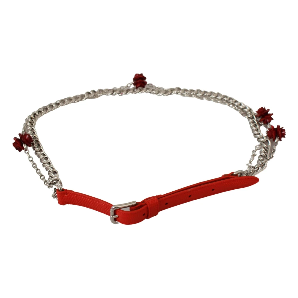 Dolce & Gabbana Mujer Rojo Accesorios, Talla: 90 Cm