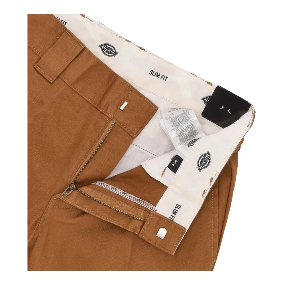 Dickies Gestructureerde Stof Heren Shorts Bruin Brown Heren