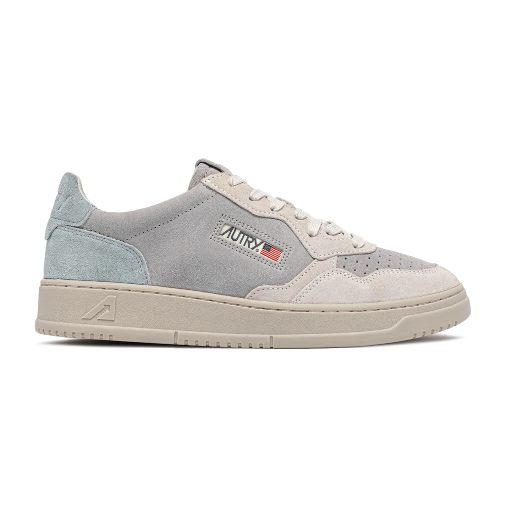 Autry Medalist Low Tricolor Suede Heren Schoenen Grijs