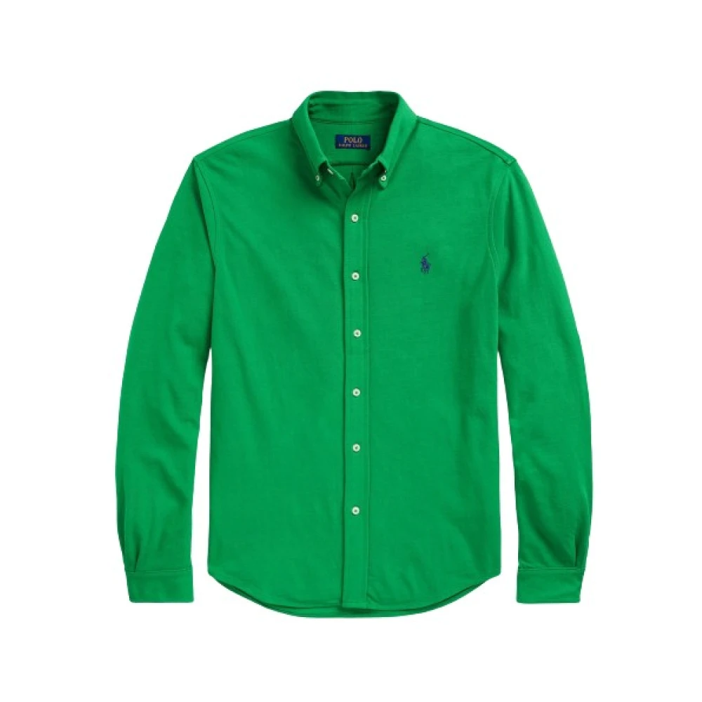 Polo Ralph Lauren Klassieke Katoenen Polo Shirt Green Heren