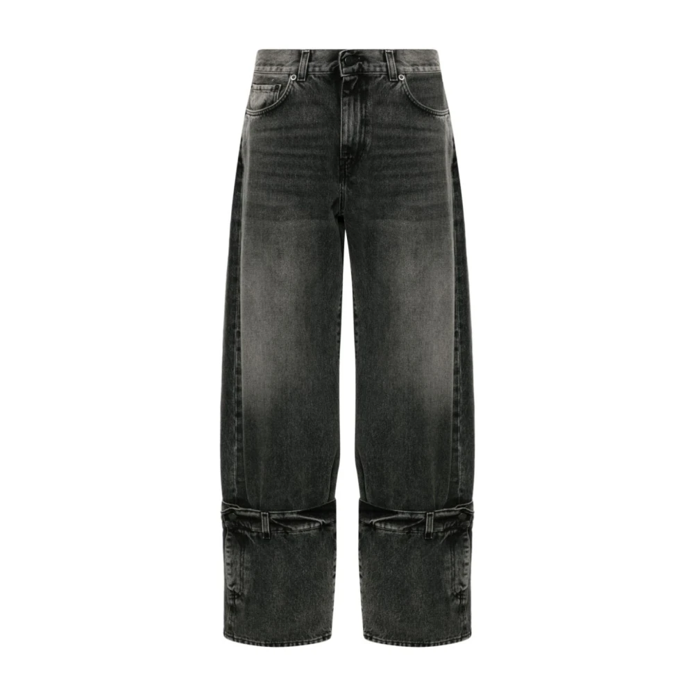 Haikure Wijde Jeans Black Dames