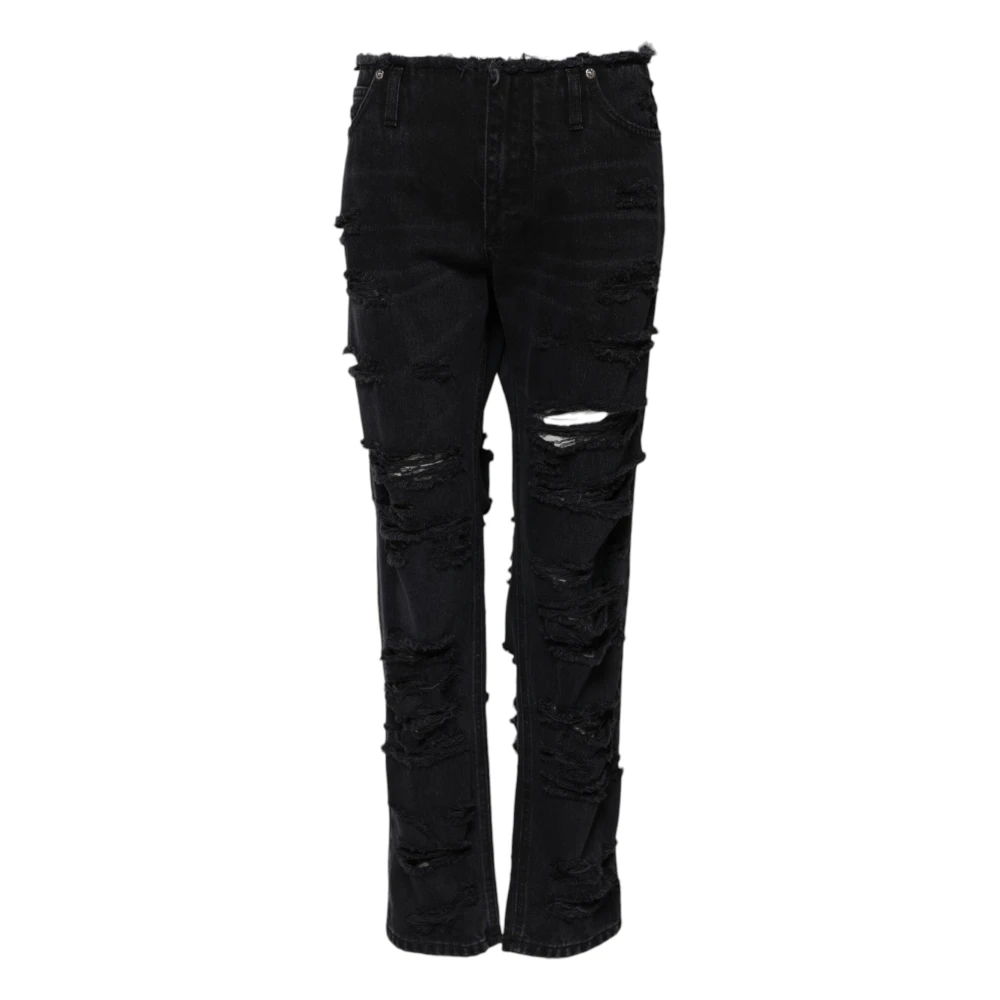 Dolce & Gabbana Mujer Negro Vaqueros, Talla: S