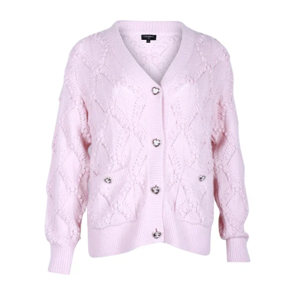 Chanel Vintage Pre-owned Silk tops Pink Dames