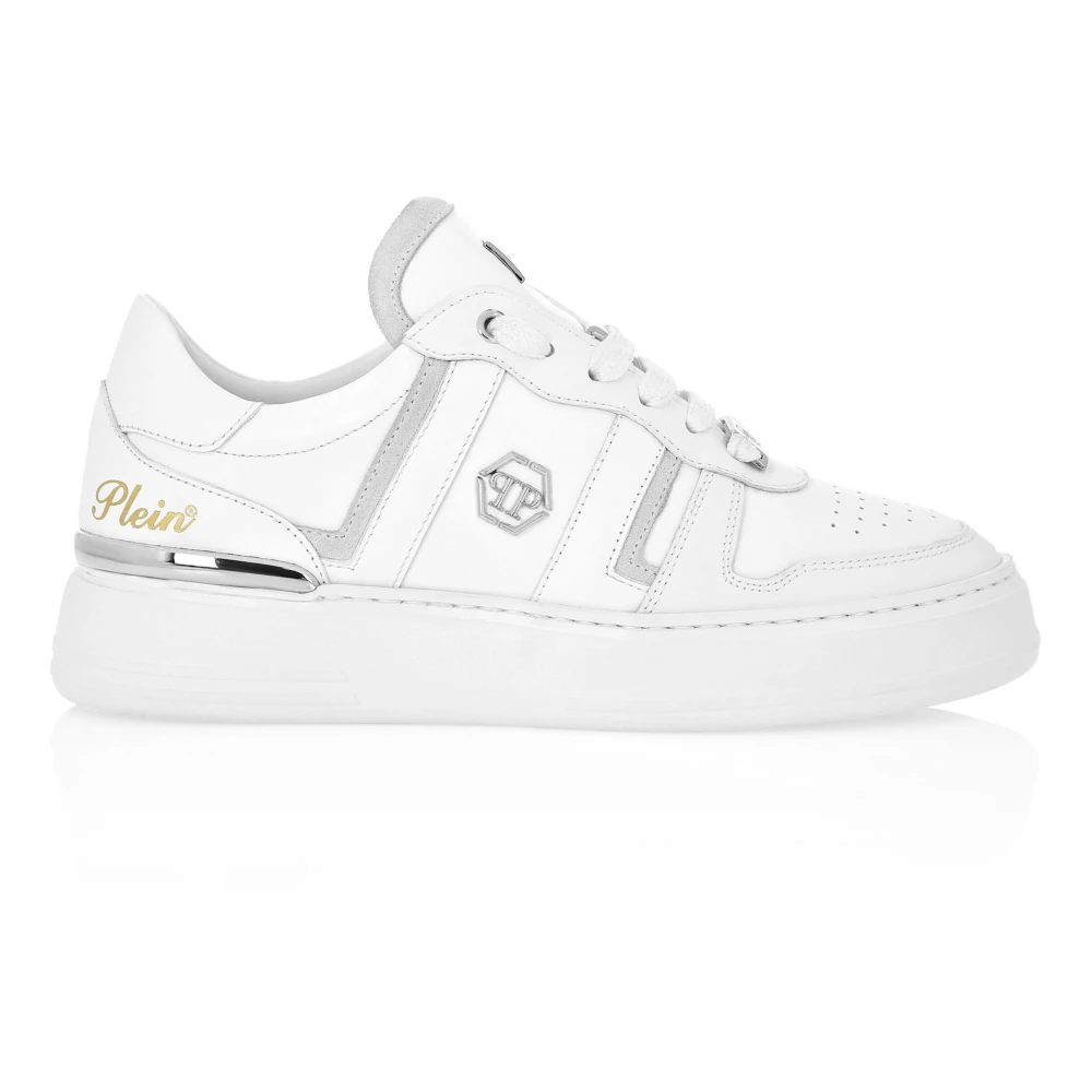 Philipp Plein Low Top Sneakers Stripes unisex Schoenen Wit