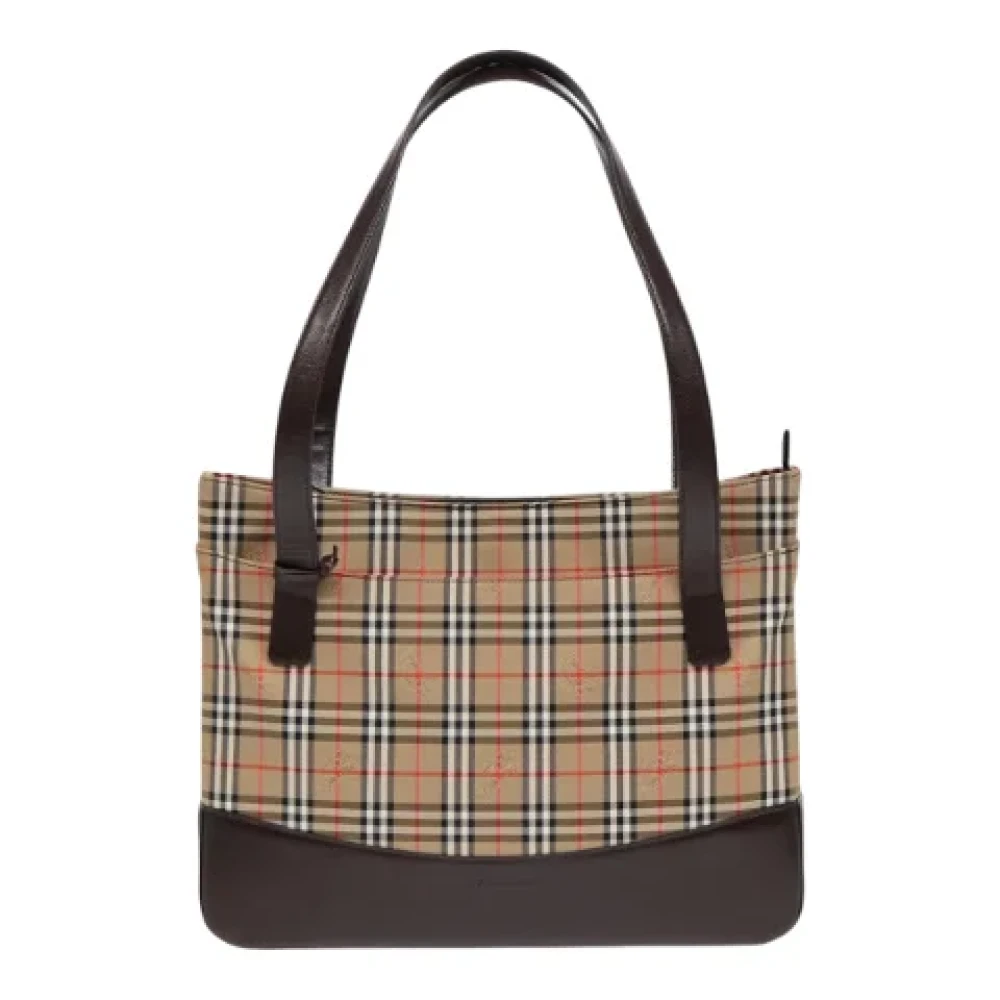 Burberry Vintage Pre-owned Canvas totes Beige Dames