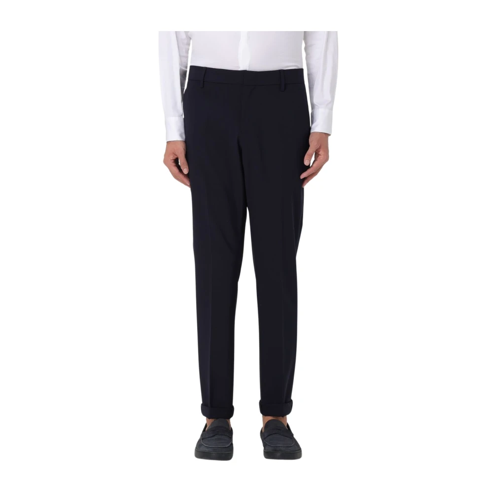 Dondup Technische wol Gaubert broek Blue Heren