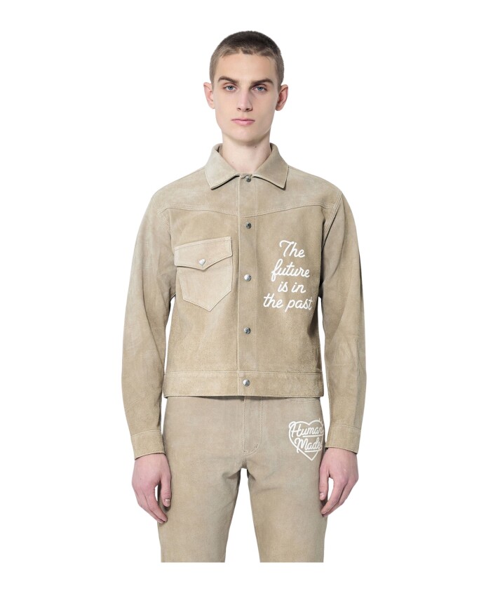 veste-en-daim-avec-logo-imprime