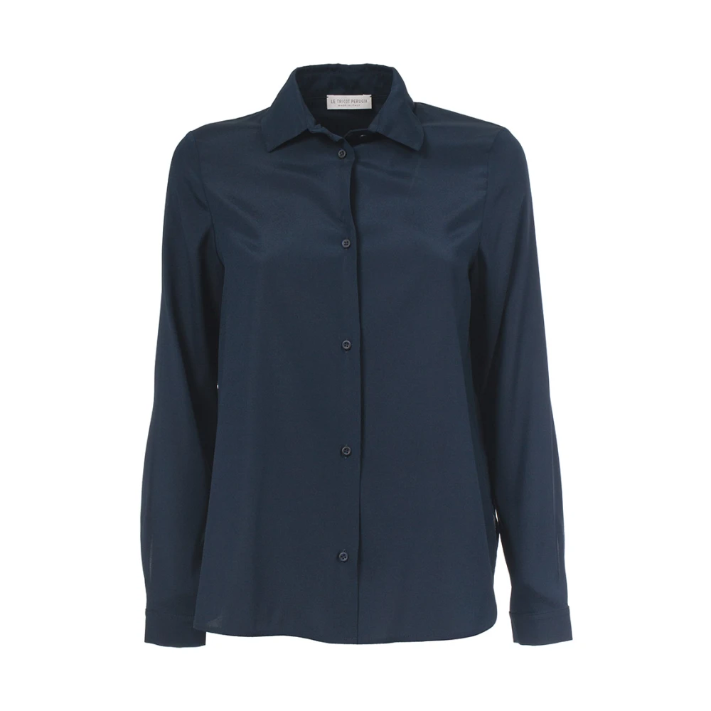 Blouses & Shirts > Shirts - - Le Tricot Perugia - Modalova