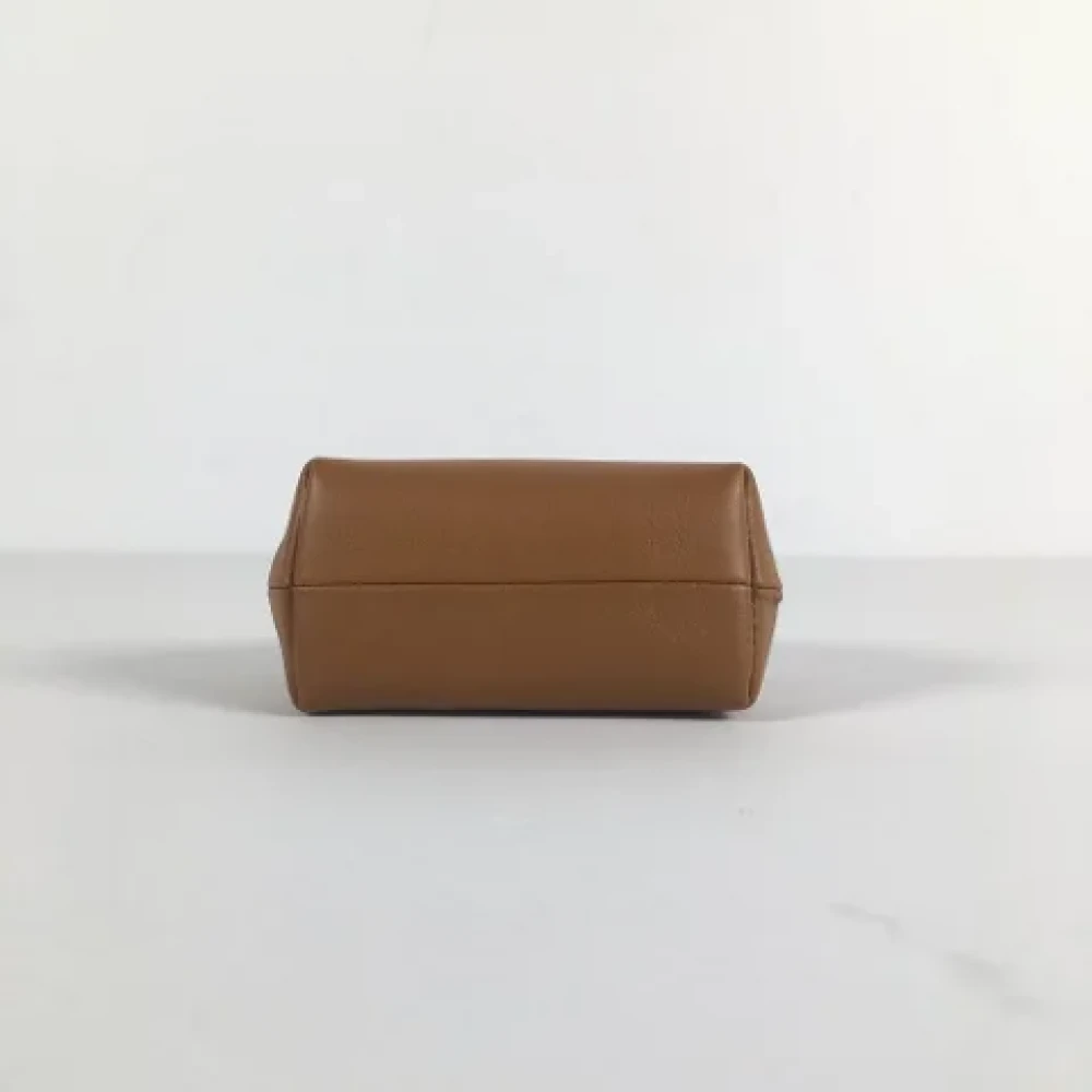 Fendi Vintage Pre-owned Leather fendi-bags Brown Dames