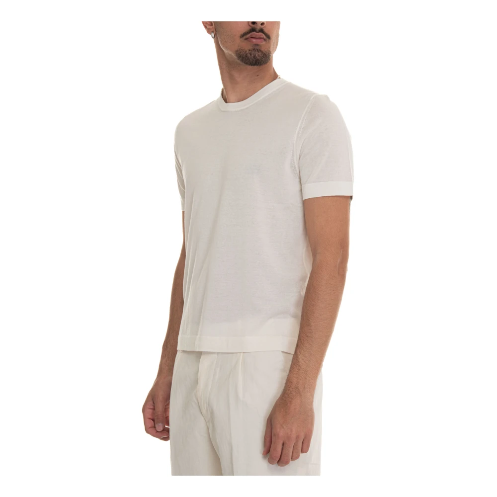 Hindustrie Crepe Jersey T-shirt Beige Heren