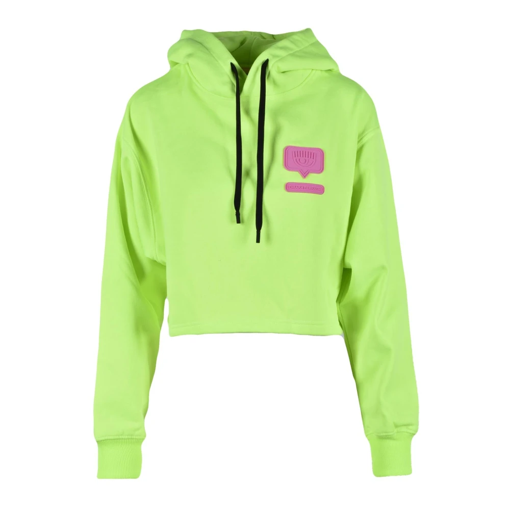 Chiara Ferragni Collection Stijlvolle Gebreide Top Polyester Katoenmix Green Dames