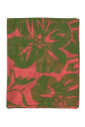 echarpe-unisexe-rose-en-coton-et-lin-avec-motif-floral