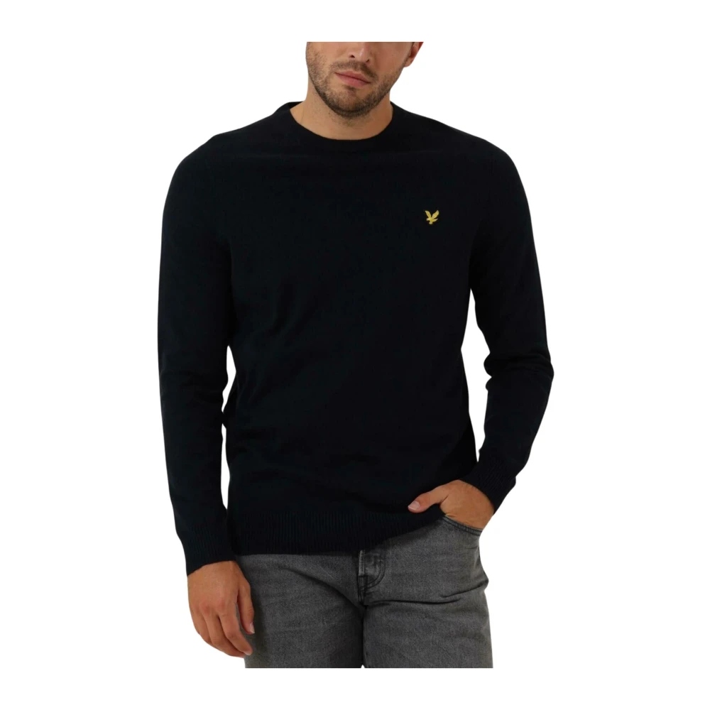 Lyle & Scott Blau Pullover Mit Rundhalsausschnitt Merino - Bild 2
