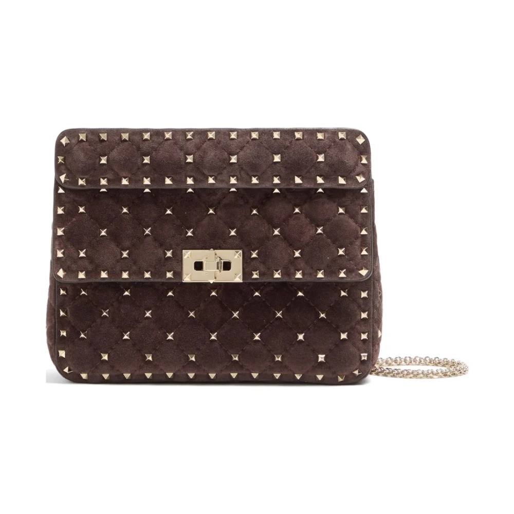 Valentino Garavani , Cross Body Bags, Female, Brown, One Size, Quilted Shoulder Bag