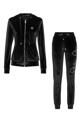 Velvet Hoodie/Trousers Tracksuit