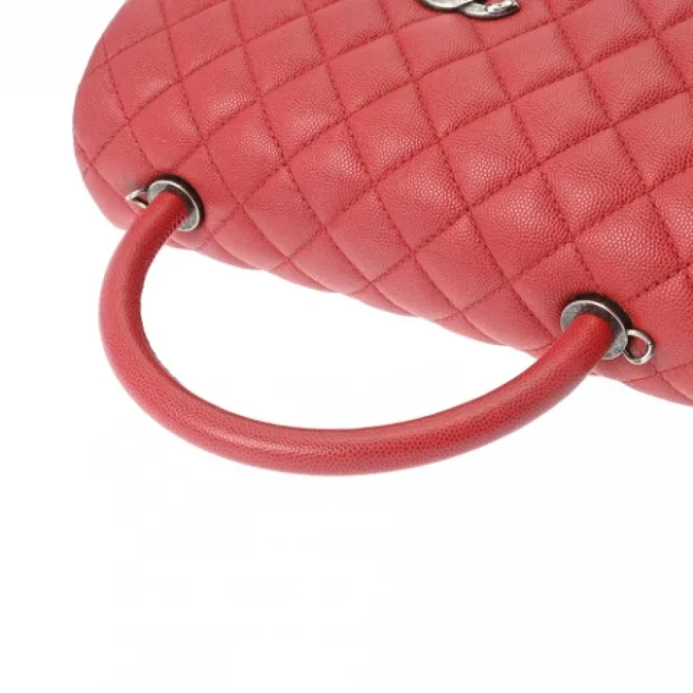 Chanel Vintage Pre-owned Leather chanel-bags Red Dames