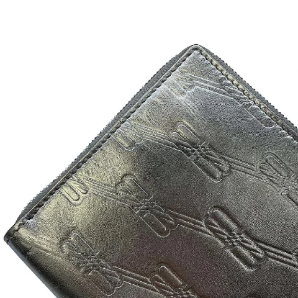 Balenciaga Vintage Pre-owned Leather wallets Gray Dames