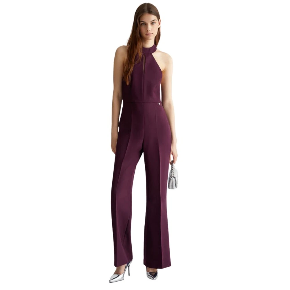 Liu Jo Stretch Jumpsuit met Sjaal Red Dames