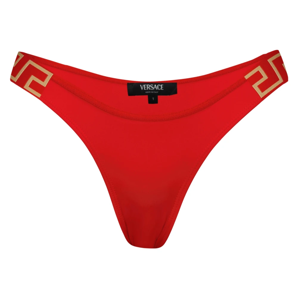 Versace Rode Greca Bikini Broekje Red Dames