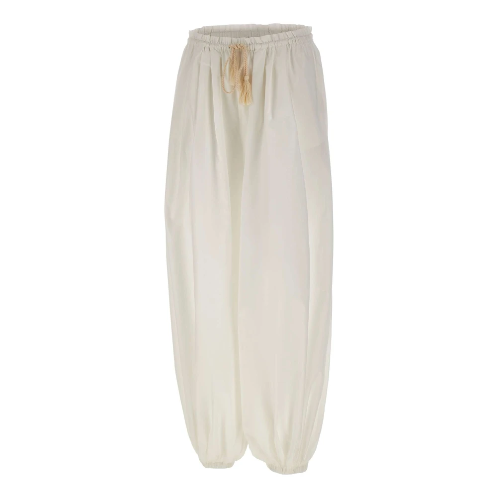The Garment White Bazaar Wide-Leg Trousers - Female - Wide Trousers - 2XS - Trousers