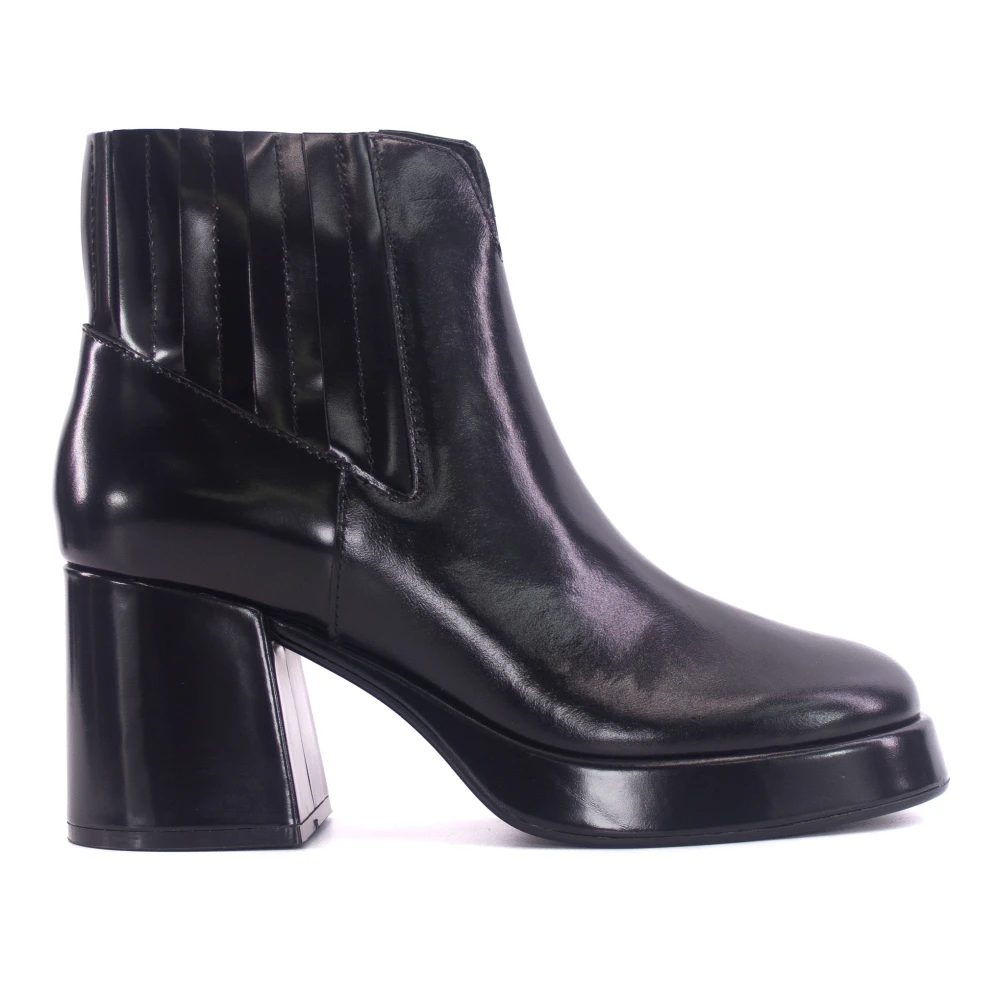 Elvio Zanon Ec1705Xnero Heeled Boots