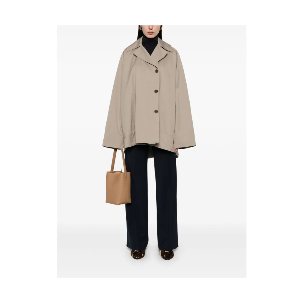 Remain Birger Christensen Beige Knopenjas met Zakken Beige Dames