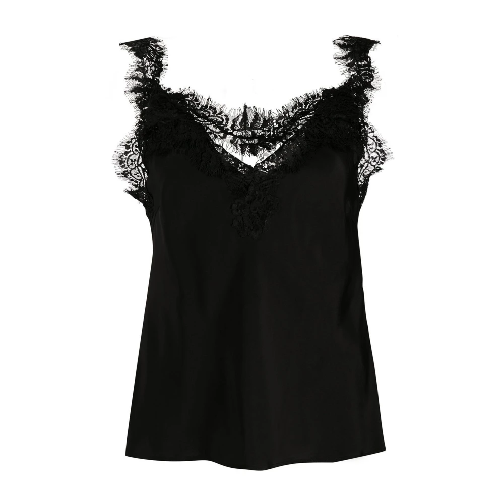 Gold Hawk Zwarte Top voor Stijlvolle Look Black Dames