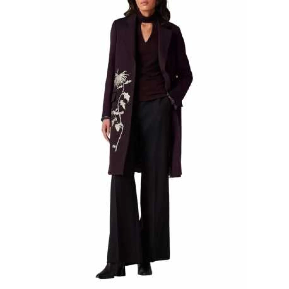 Paul Smith Pruim V-hals lange mouwen top Purple Dames