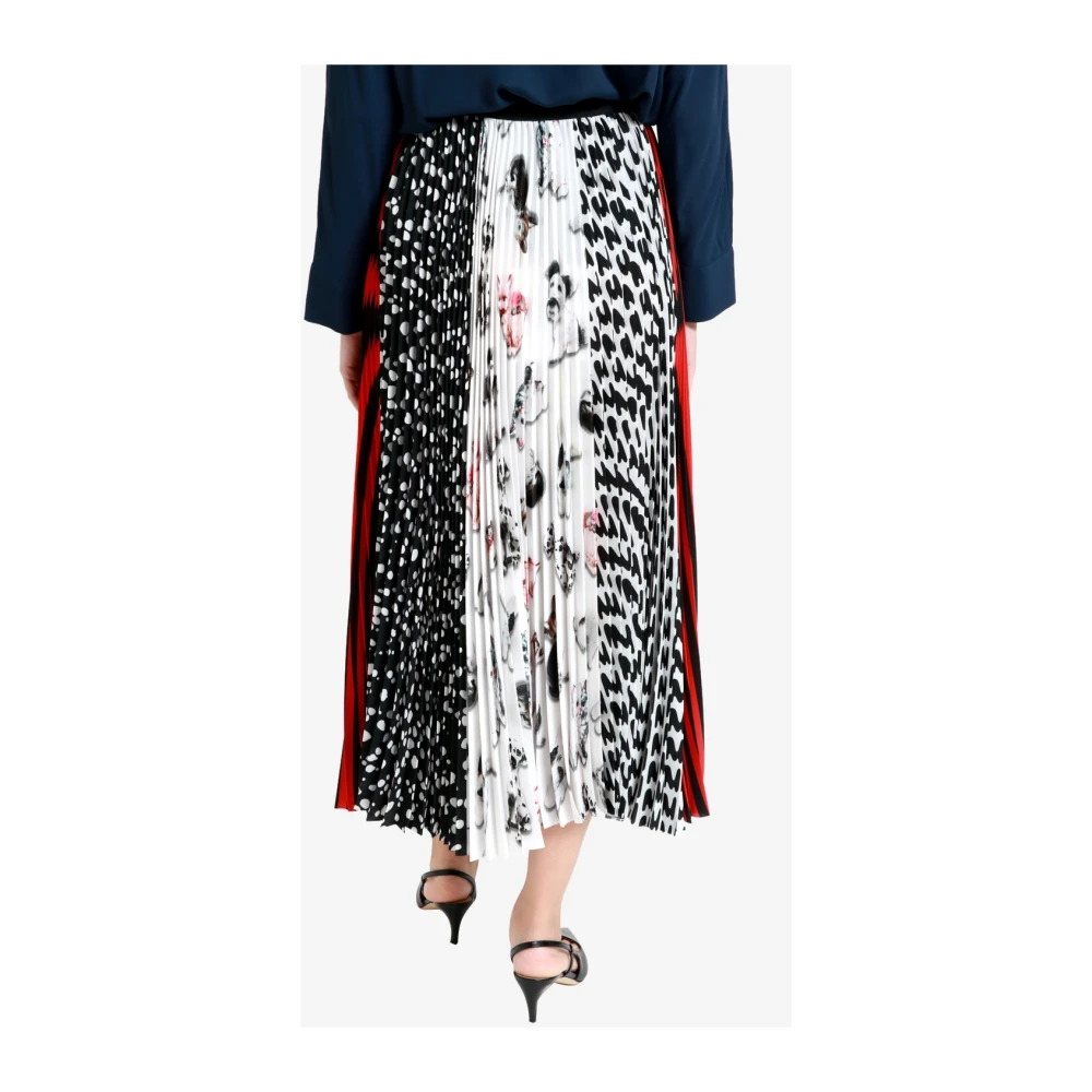 Msgm Geplooide Rok met Patroon Multicolor Dames