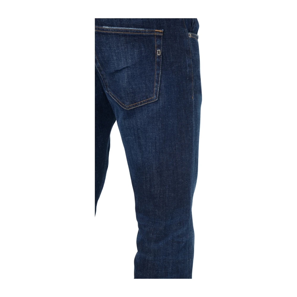 Dondup Icon Denim Stretch Jeans in Donkerblauw Blue Heren