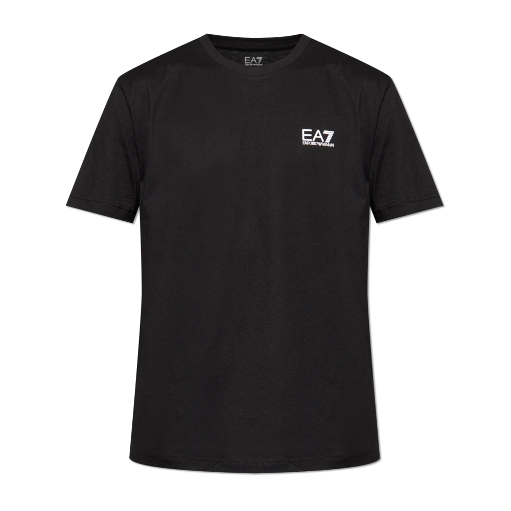 Emporio Armani Ea7 Hombre Negro - Camiseta Con Logo - Tops - 3XL