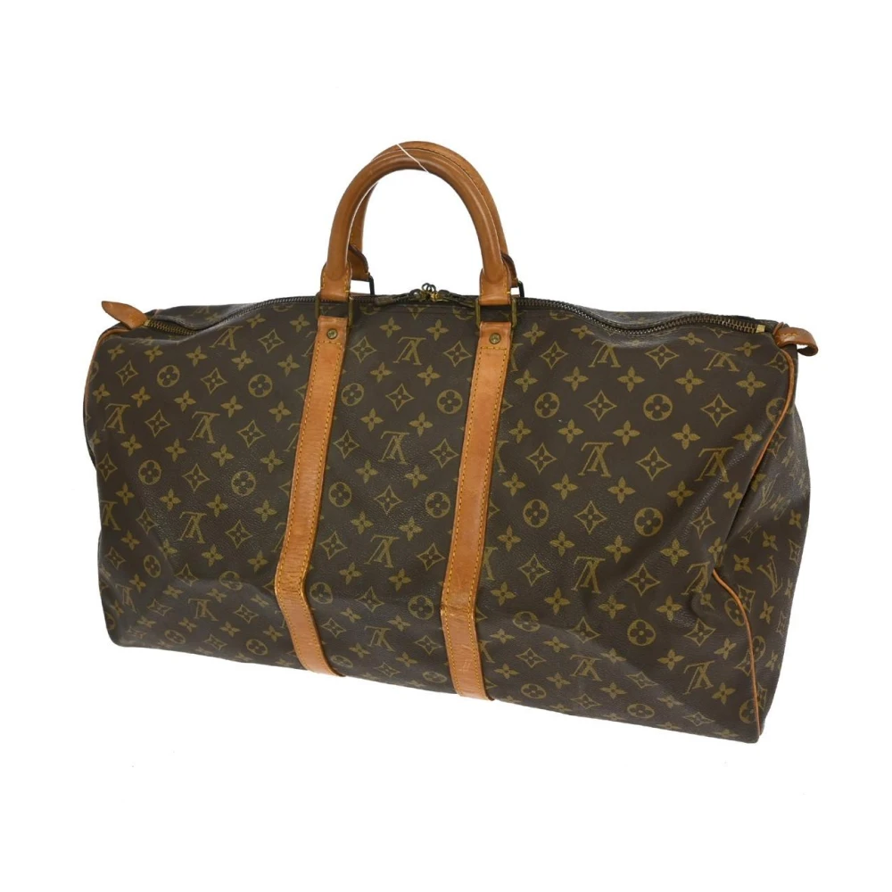 Louis Vuitton Vintage Women's Brown Pre-Owned Keepall Travel Bag