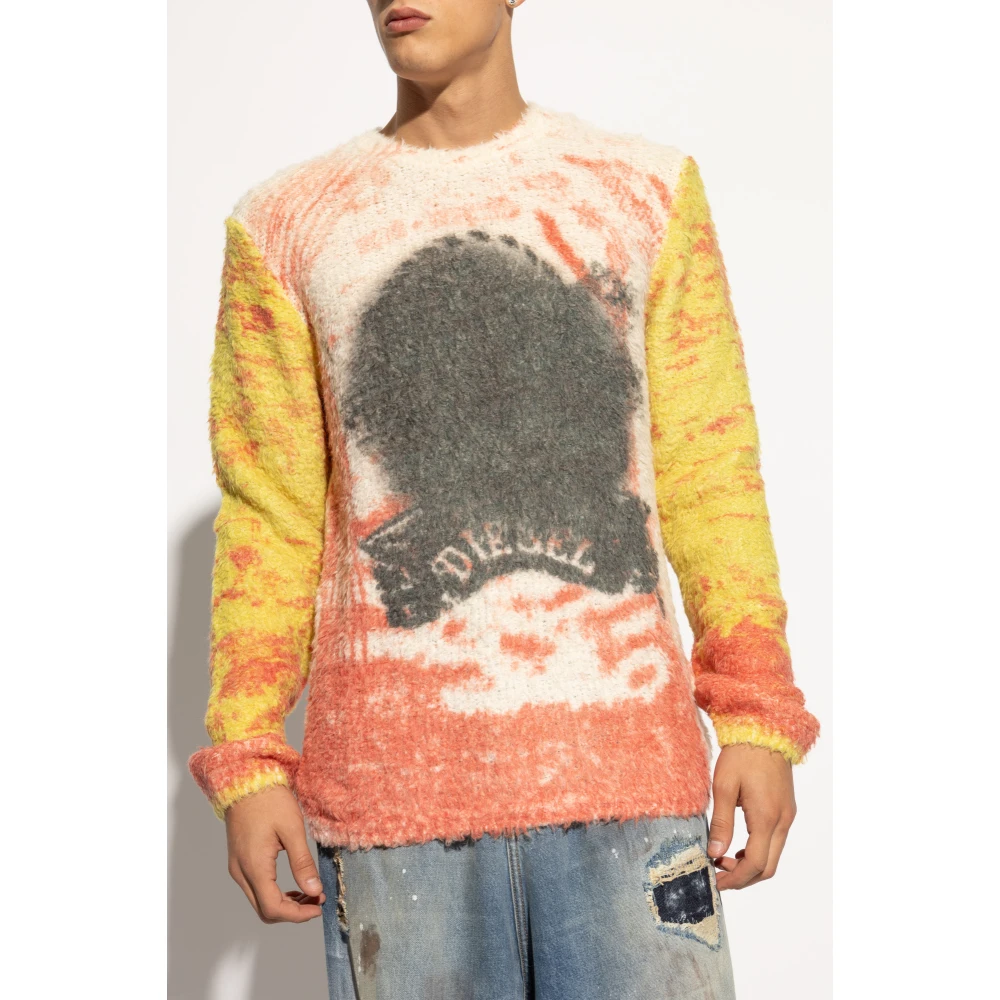Diesel Trui met ronde hals K-Munar Multicolor Heren