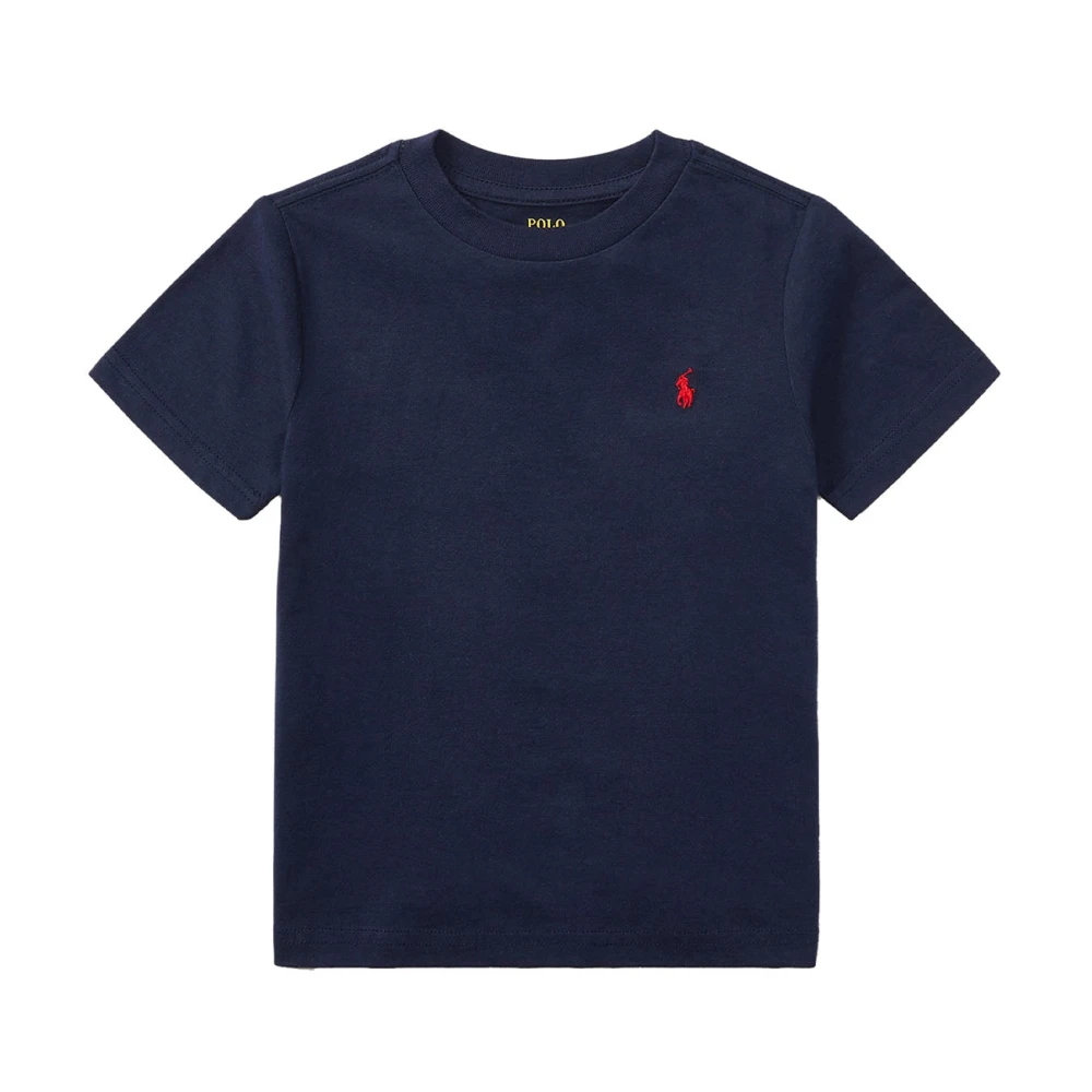 Ralph Lauren Blue Kids Short Sleeve T-Shirts, Male, 2 Y, Cotton T-Shirt