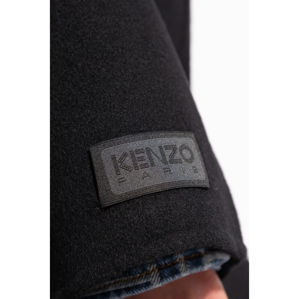 Kenzo Dubbelbreasted jas Black Dames