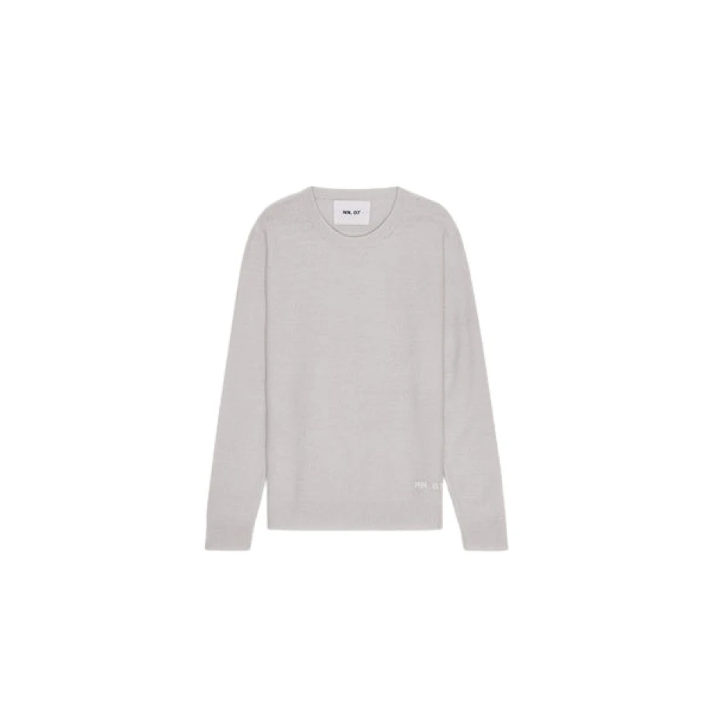 Nn07 Gebreide Pullover Lichtgrijs Gray Heren