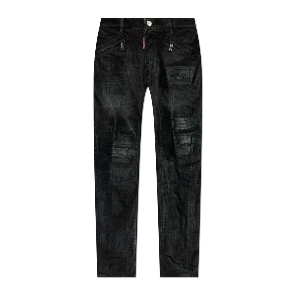 Dsquared2 Jeans Tidy Biker Black, Herr