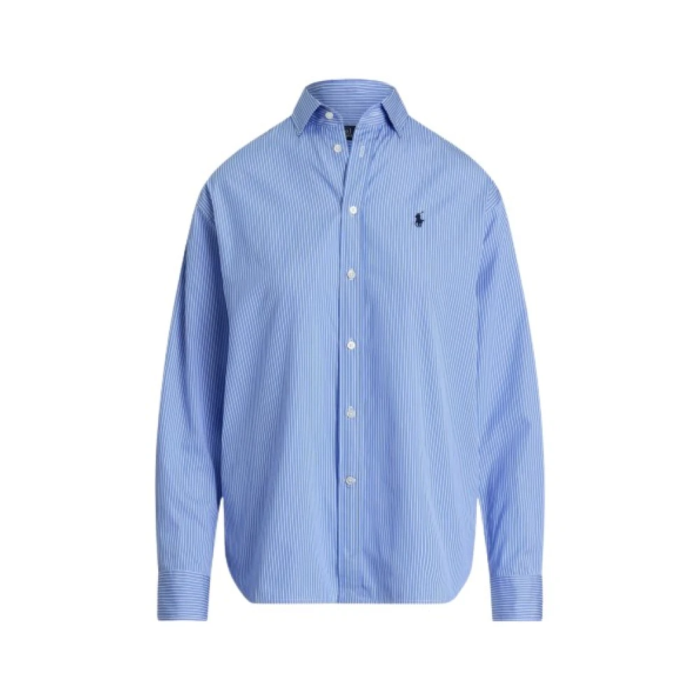 Polo Ralph Lauren Gestreept Casual Overhemd Blue Dames
