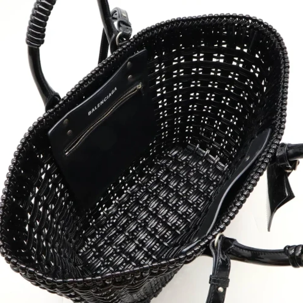 Balenciaga Vintage Pre-owned Plastic handbags Black Dames