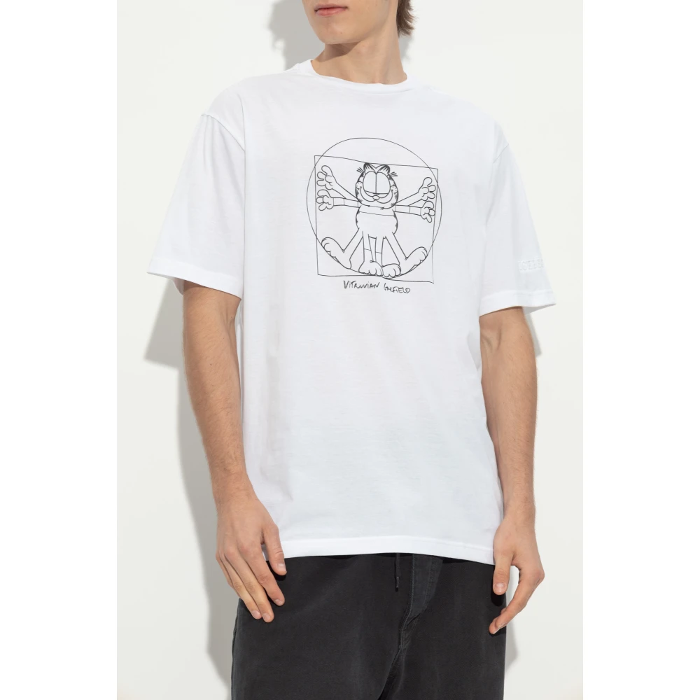 Iceberg Garfield White Heren