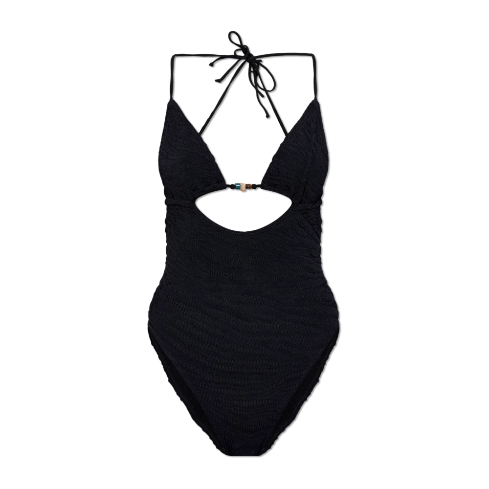 Bond-Eye Badpak met kralen Fowler Black Dames
